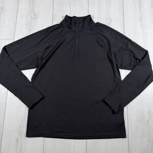 Brooks Running Men's 1/2 Half Zip Dash Pullover Top Black Size Large Workout